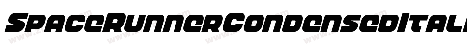 SpaceRunnerCondensedItalic-Yzz8j字体转换