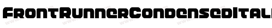 FrontRunnerCondensedItalic-Ype2字体转换