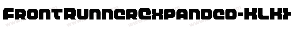 FrontRunnerExpanded-KLKX字体转换
