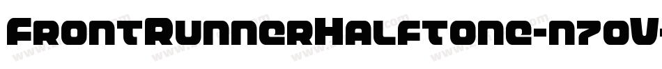 FrontRunnerHalftone-n7oV字体转换 FrontRunnerHalftone-n7oV字体转换