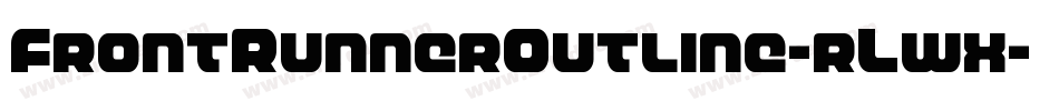 FrontRunnerOutline-rLwx字体转换