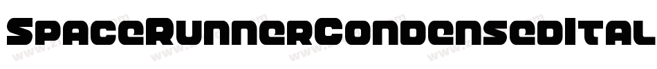 SpaceRunnerCondensedItalic-Yzz8j字体转换