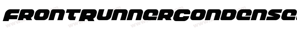 FrontRunnerCondensedItalic-Ype2字体转换