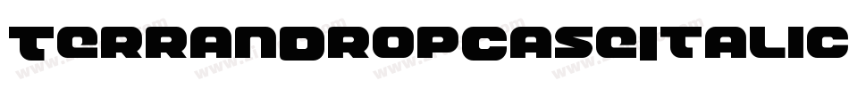 TerranDropCaseItalic-2pvW字体转换 TerranDropCaseItalic-2pvW字体转换