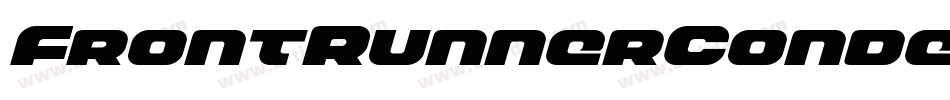 FrontRunnerCondensedItalic-Ype2字体转换