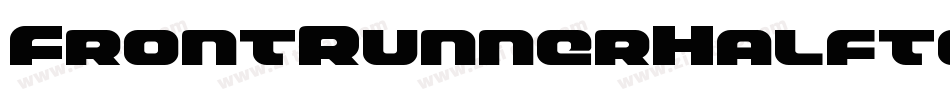 FrontRunnerHalftoneItalic-1xr0字体转换
