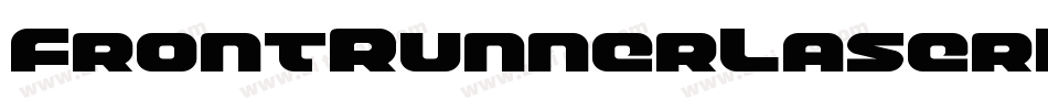 FrontRunnerLaserItalic-8GBM字体转换