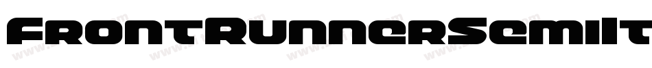 FrontRunnerSemiItalic-KLeW字体转换