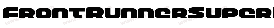 FrontRunnerSuperItalic-2pyW字体转换