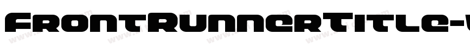 FrontRunnerTitle-v9PZ字体转换