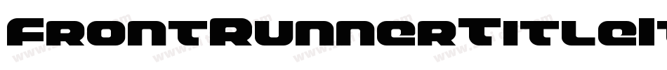 FrontRunnerTitleItalic-w0L2字体转换
