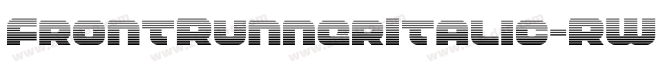 FrontRunnerItalic-RWPV字体转换