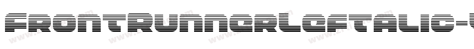 FrontRunnerLeftalic-Ypwq字体转换
