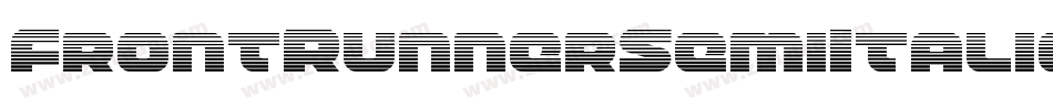 FrontRunnerSemiItalic-KLeW字体转换