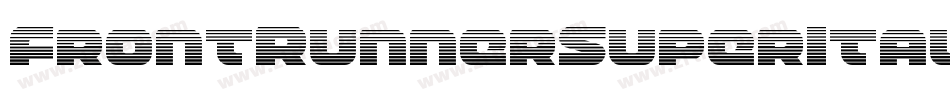 FrontRunnerSuperItalic-2pyW字体转换