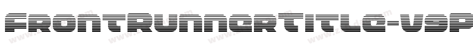 FrontRunnerTitle-v9PZ字体转换