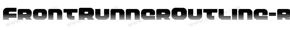 FrontRunnerOutline-rLwx字体转换