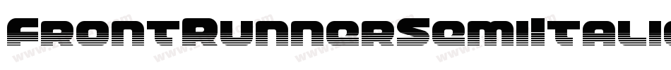 FrontRunnerSemiItalic-KLeW字体转换