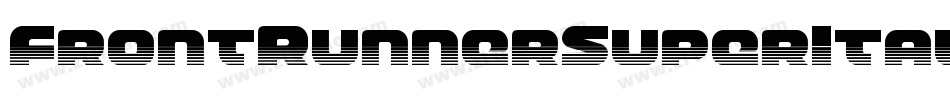 FrontRunnerSuperItalic-2pyW字体转换