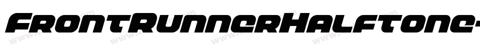 FrontRunnerHalftone-n7oV字体转换 FrontRunnerHalftone-n7oV字体转换