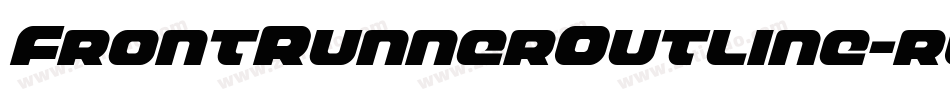 FrontRunnerOutline-rLwx字体转换