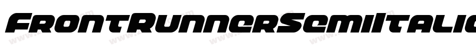FrontRunnerSemiItalic-KLeW字体转换