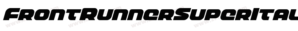 FrontRunnerSuperItalic-2pyW字体转换
