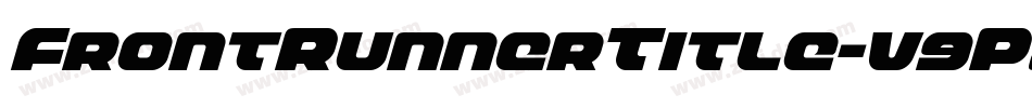 FrontRunnerTitle-v9PZ字体转换