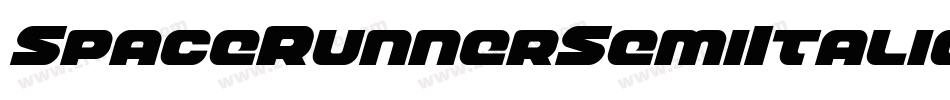 SpaceRunnerSemiItalic-RppzM字体转换
