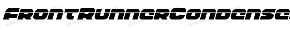 FrontRunnerCondensedItalic-Ype2字体转换
