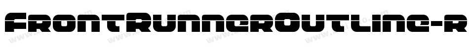 FrontRunnerOutline-rLwx字体转换