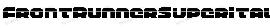 FrontRunnerSuperItalic-2pyW字体转换