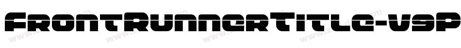 FrontRunnerTitle-v9PZ字体转换