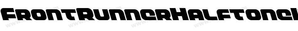 FrontRunnerHalftoneItalic-1xr0字体转换