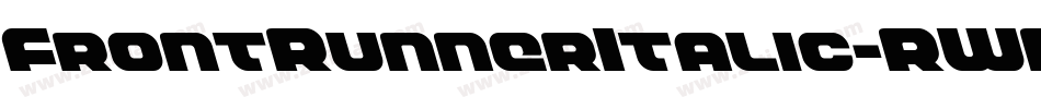 FrontRunnerItalic-RWPV字体转换