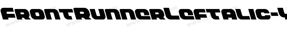 FrontRunnerLeftalic-Ypwq字体转换