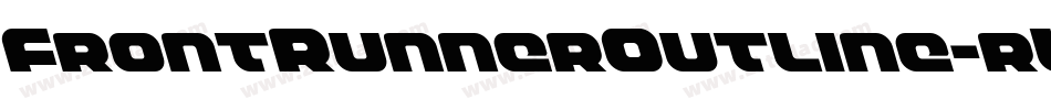 FrontRunnerOutline-rLwx字体转换