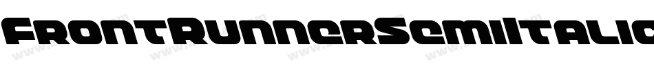 FrontRunnerSemiItalic-KLeW字体转换
