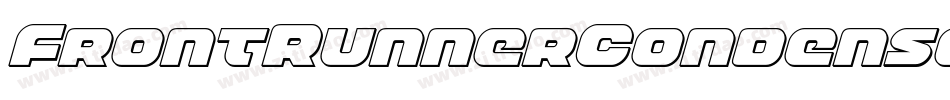 FrontRunnerCondensedItalic-Ype2字体转换
