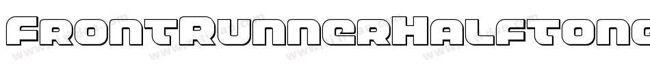 FrontRunnerHalftoneItalic-1xr0字体转换