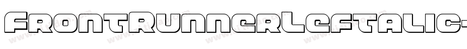 FrontRunnerLeftalic-Ypwq字体转换