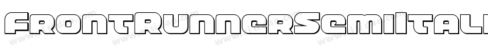 FrontRunnerSemiItalic-KLeW字体转换