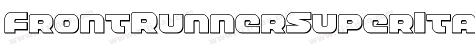 FrontRunnerSuperItalic-2pyW字体转换