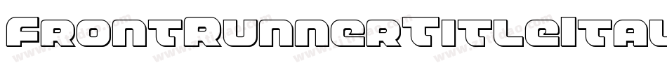 FrontRunnerTitleItalic-w0L2字体转换