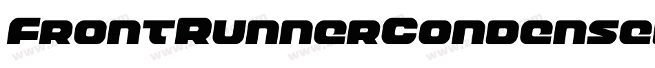 FrontRunnerCondensedItalic-Ype2字体转换