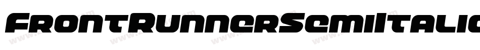 FrontRunnerSemiItalic-KLeW字体转换