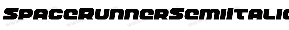 SpaceRunnerSemiItalic-RppzM字体转换