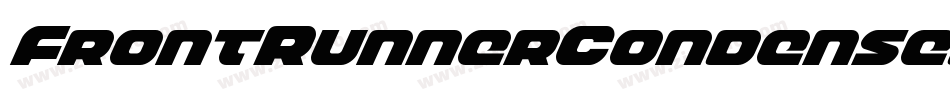FrontRunnerCondensedItalic-Ype2字体转换