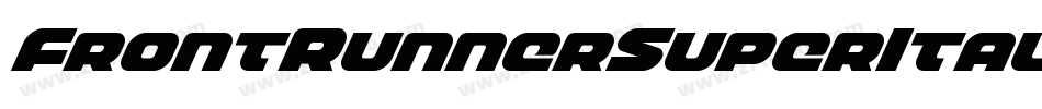 FrontRunnerSuperItalic-2pyW字体转换