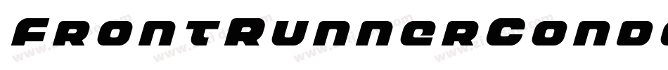 FrontRunnerCondensedItalic-Ype2字体转换